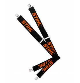 STIHL Bretellen zwart oranje (130 CM, clips)