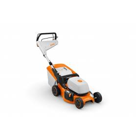 STIHL RMA 248 T ACCU GRASMAAIER MET AK30S ACCU EN AL 101 LADER
