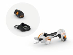 STIHL ASA 20 ACCU TAKKENSCHAAR SET INCL AS 2 ACCU EN AL 1 LADER