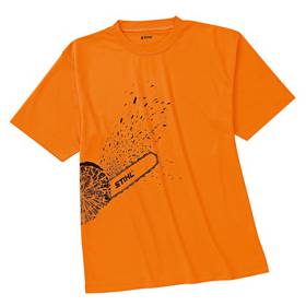 STIHL Werk-T-shirt DYNAMIC Mag Cool fluo oranje