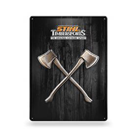 STIHL METALEN PLAAT "TIMBERSPORTS"